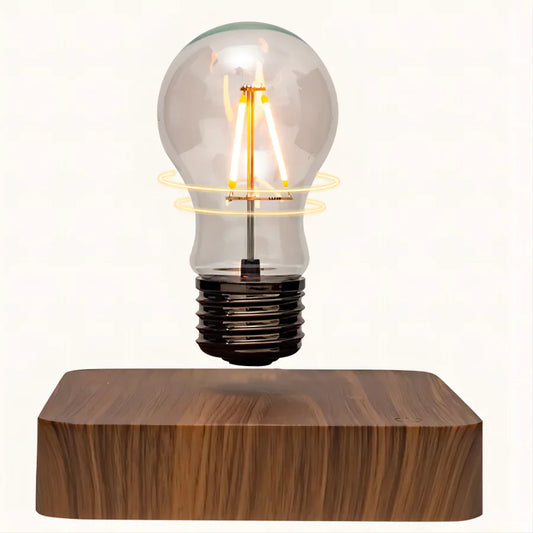 Magnetic Levitation Lamp – Floating Glass LED Bulb for Home & Office Desk Decor