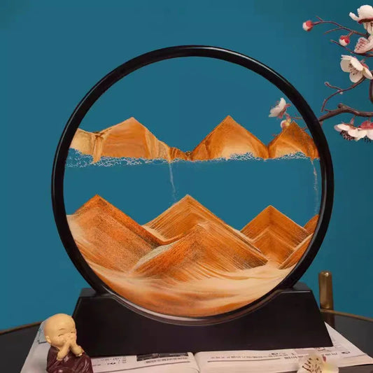 3D Hourglass Quicksand Moving Sand Art
