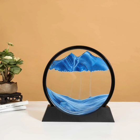 Sandscape Moving Sand Art – 3D Flowing Sand Picture for Home & Office Decor