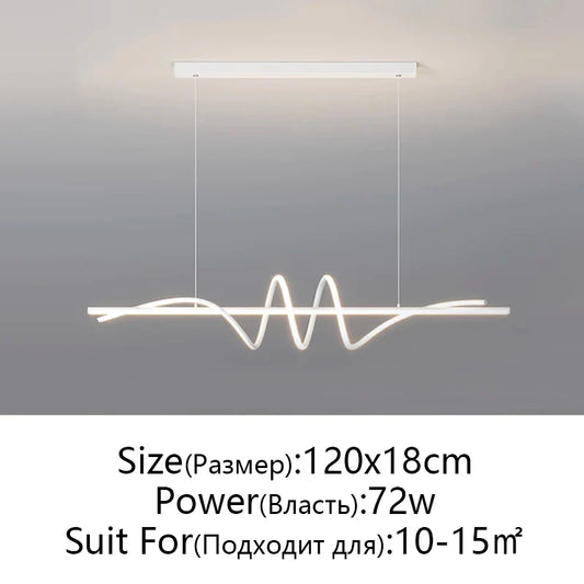 Modern LED Pendant Lights – Minimalist Hanging Lamps for Living Room, Dining & Office