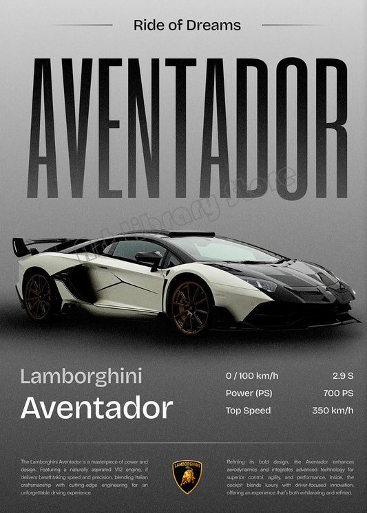 Minimalist Classic 2025 Luxury Supercar Poster – JDM Sports Car Canvas Wall Art for Home, Garage, or Office Décor