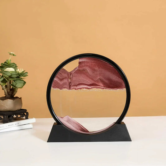 Sandscape Moving Sand Art – 3D Flowing Sand Picture for Home & Office Decor