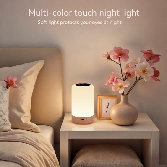 F13 RGB Rechargeable Touch Night Light – 16-Color Portable Atmosphere Lamp