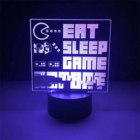3D LED Gaming Setup RGB Lamp