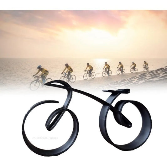 S/L Acrylic Minimalist Bicycle Sculpture – Modern Desk Ornament & Gift for Office or Home Décor