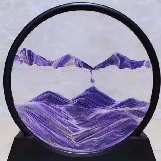 3D Hourglass Quicksand Moving Sand Art